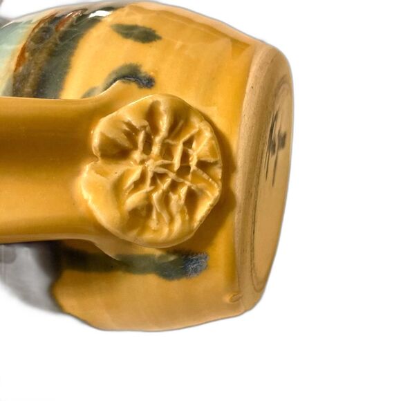 MILO Artist Signed Pottery Ceramic Coffee Cup Mug Earthtones Landscape 4 x 5 in - Picture 9 of 11